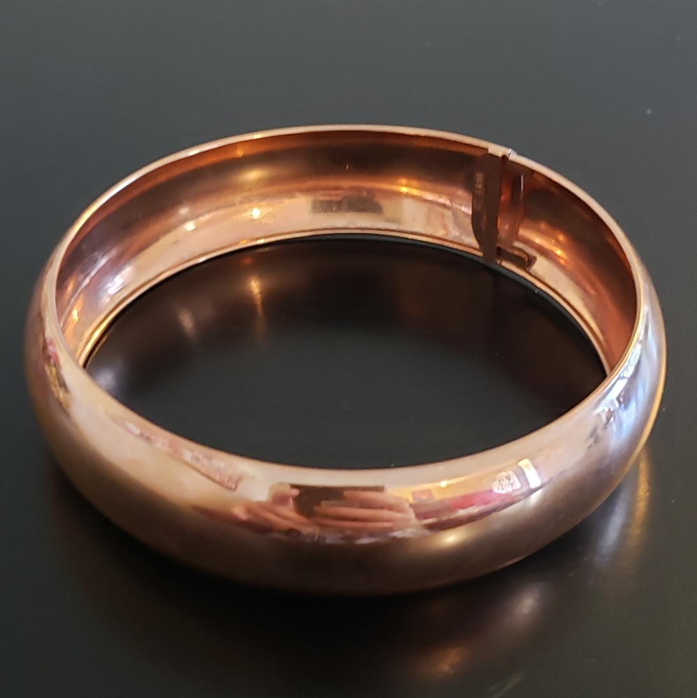 💕Copper Tone Sterling Silver Bangle LIRM